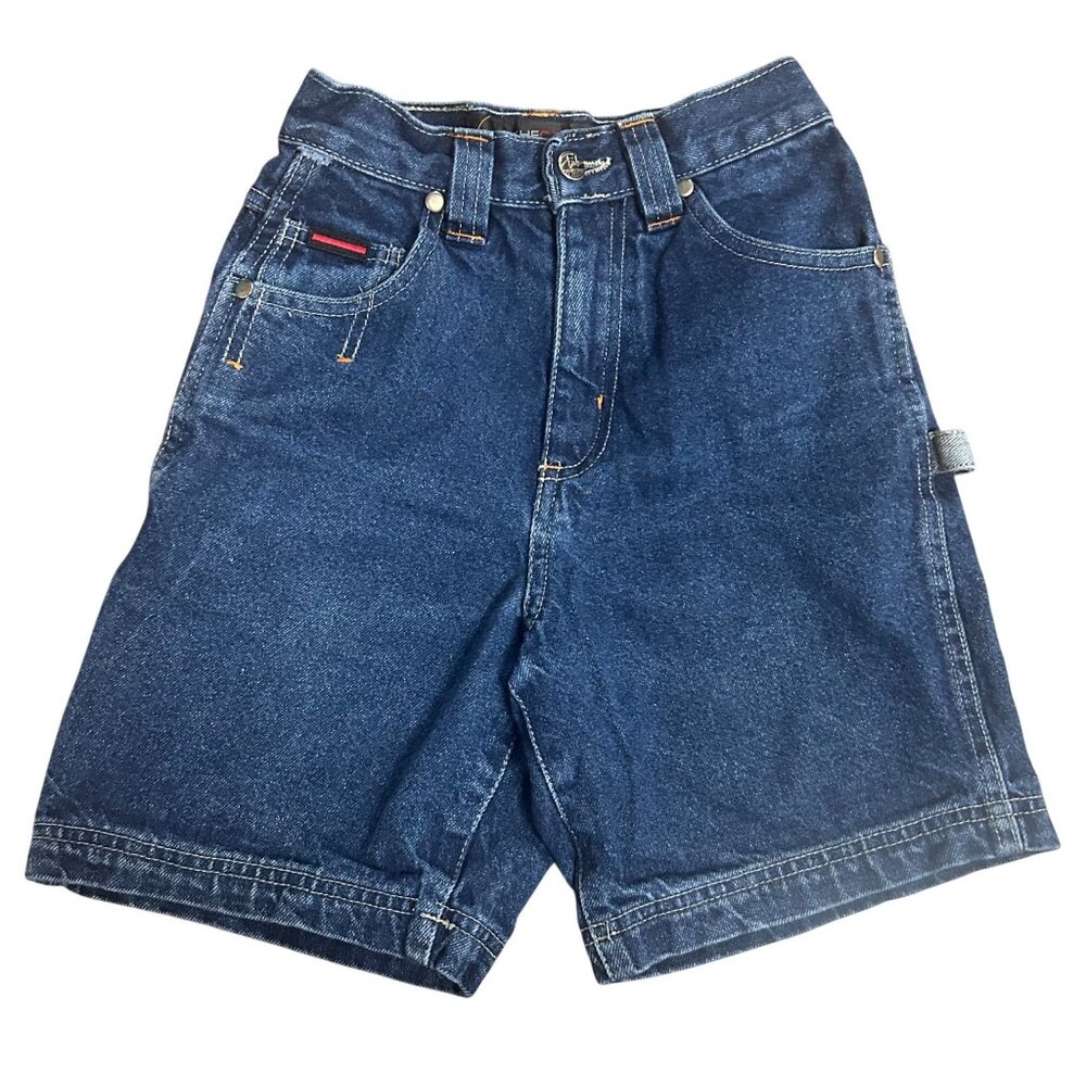 Fubu Kids Denim Carpenter Shorts Size 6 With Multiple Pockets GUC